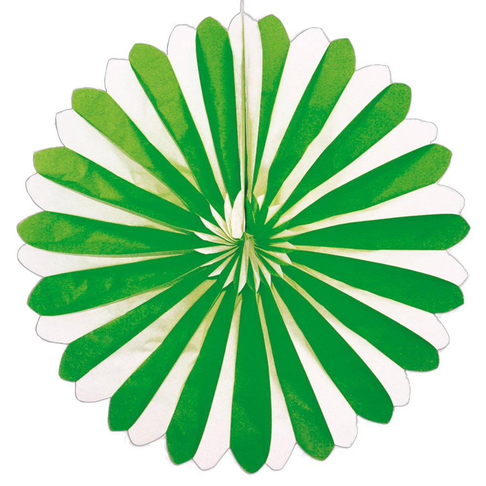 Faltrosette grün-weiß Ø 60 cm