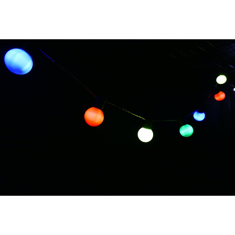 Partybälle Lichterkettenset bunt, 20 LEDs Inklusive Netzteil