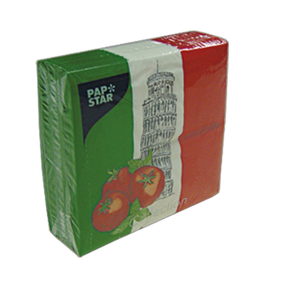 Servietten Zellstoff 50 Stück Italien 33 cm