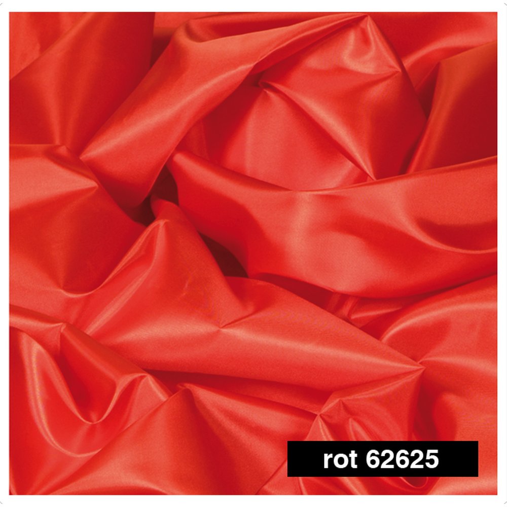 Polyester-Taft FR Stoff rot, 150 cm breit, schwer entflammbar