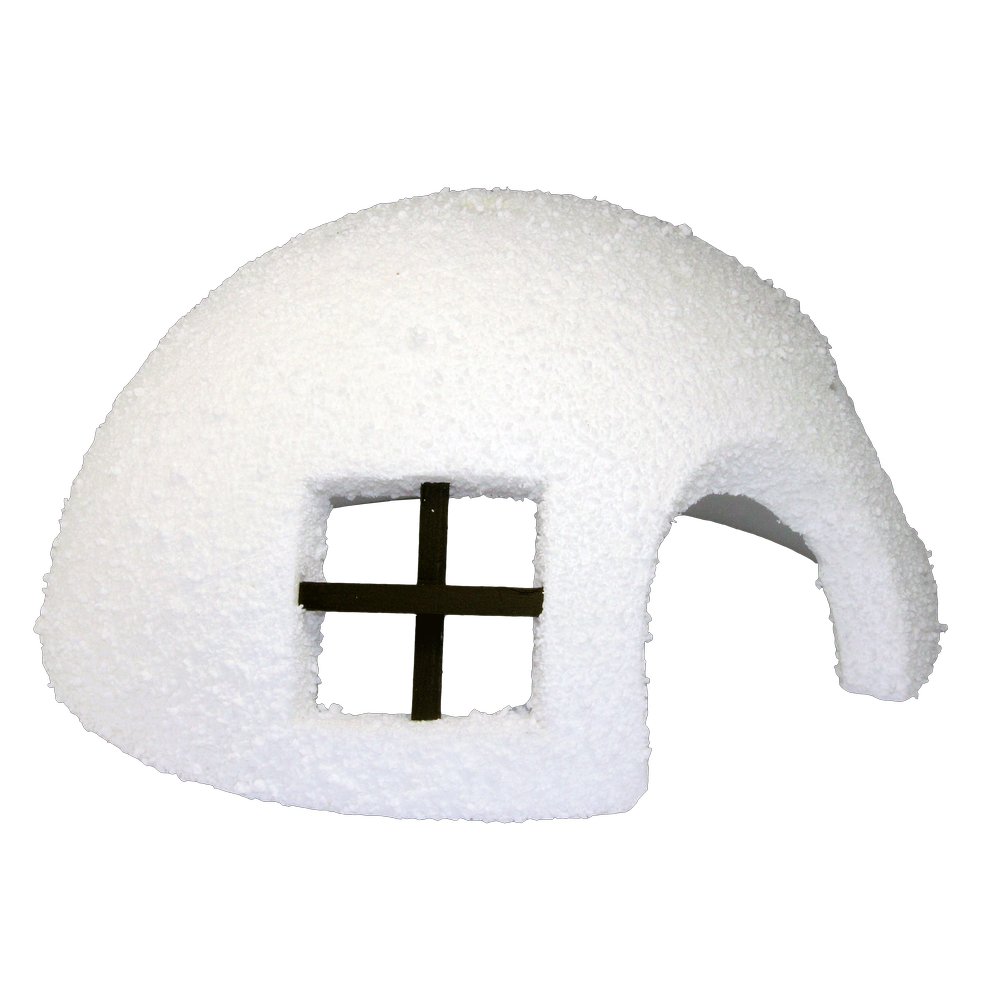 Iglu Styro beflockt, Ø 30 x 15 cm