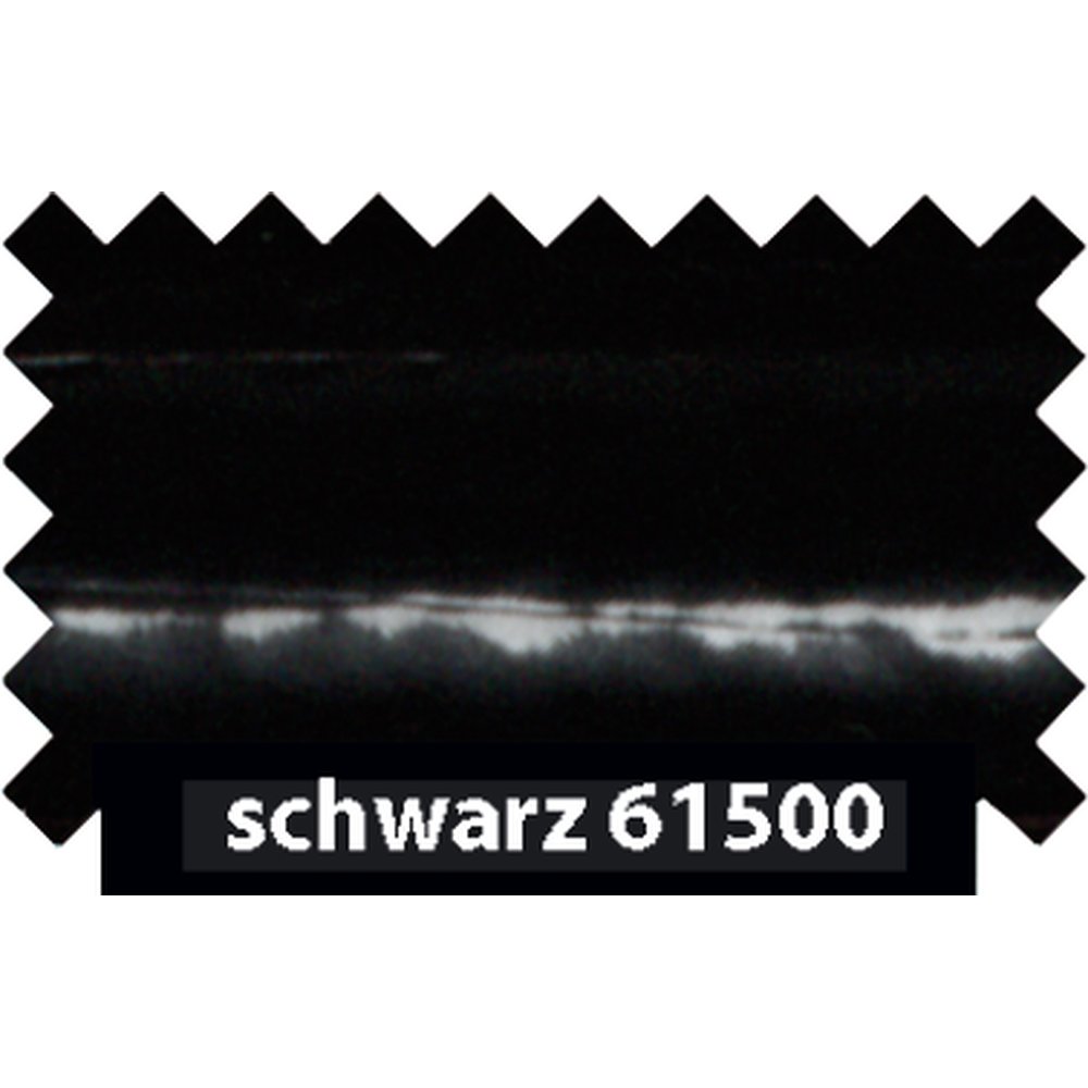 Lackfolie schwarz, 130 cm breit, doppellagig