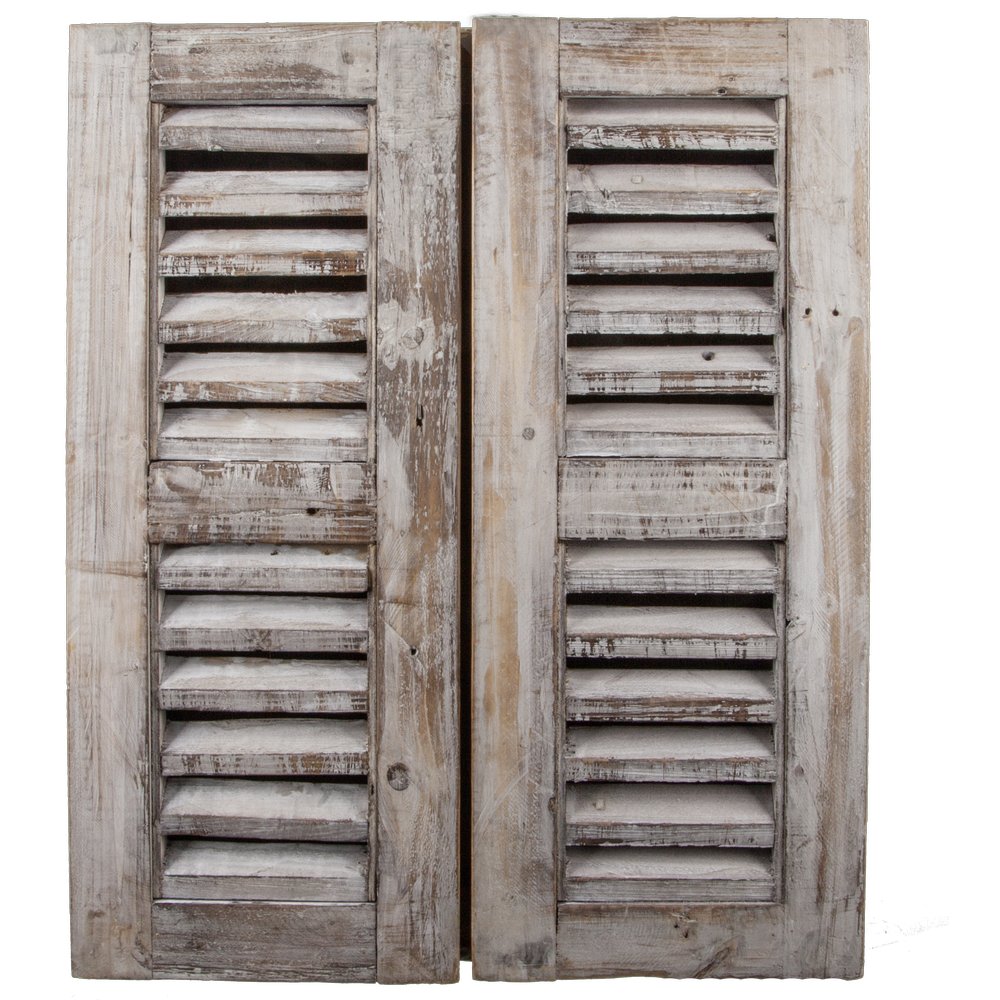 Holzfenster mit Kreidetafel vintage, 70 cm