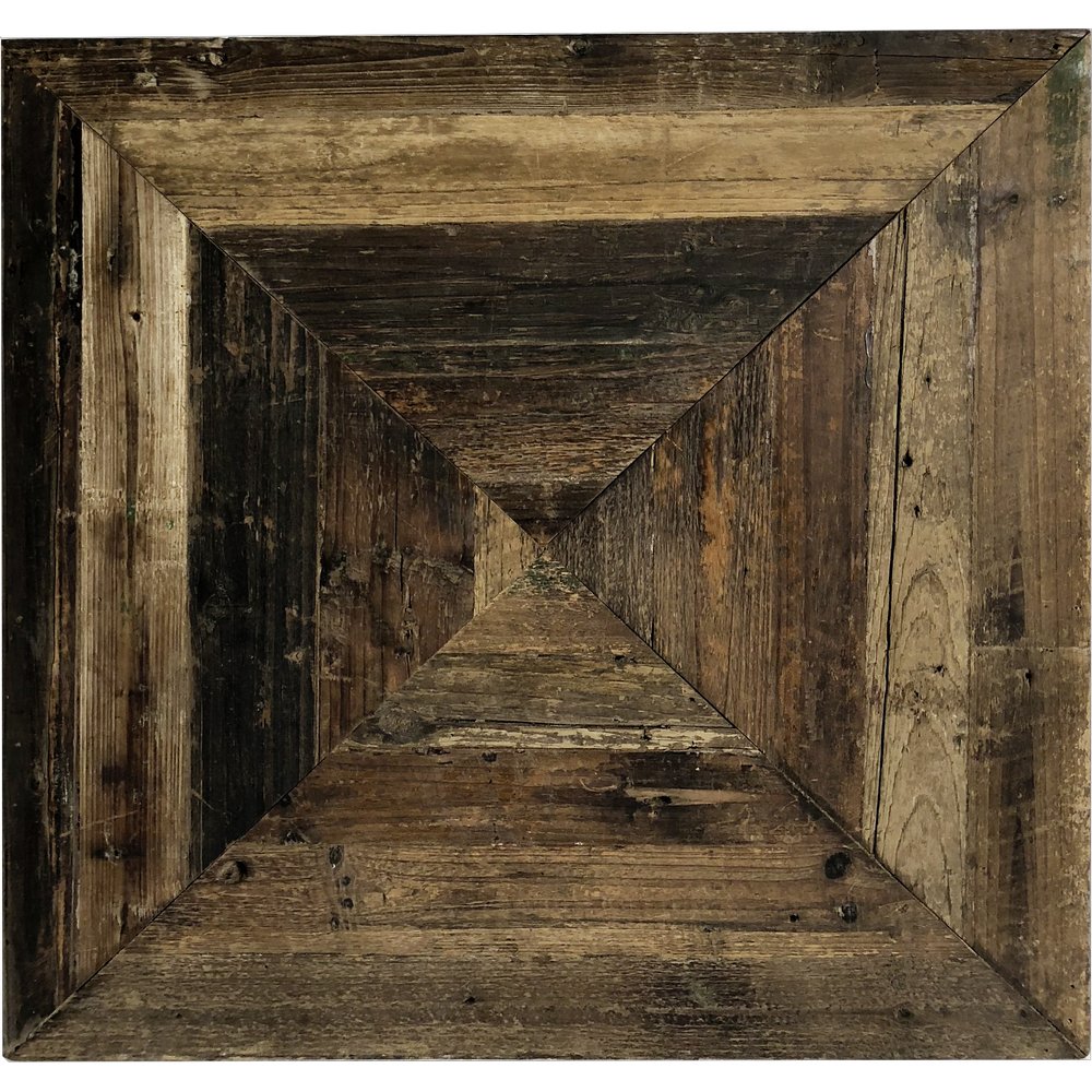 Holzbodenplatte Antik-Art/Vintage, 60 x 60 cm