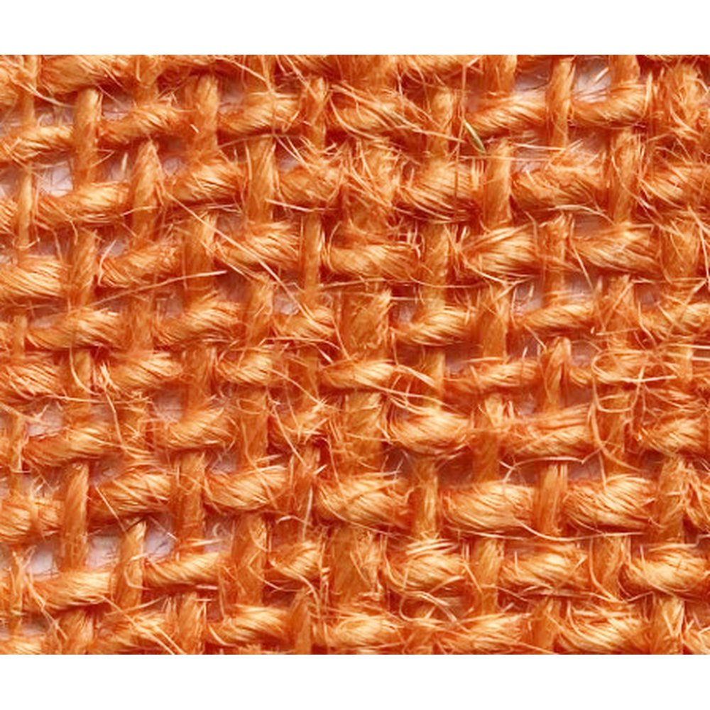 Rupfen (Jute) farbig orange,150 cm breit