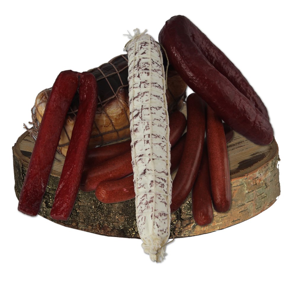 Metzger-Set natur Wurst-Attrappen, 5-teilig