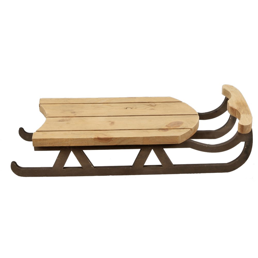Schlitten Nostalgie Holz, 46 cm