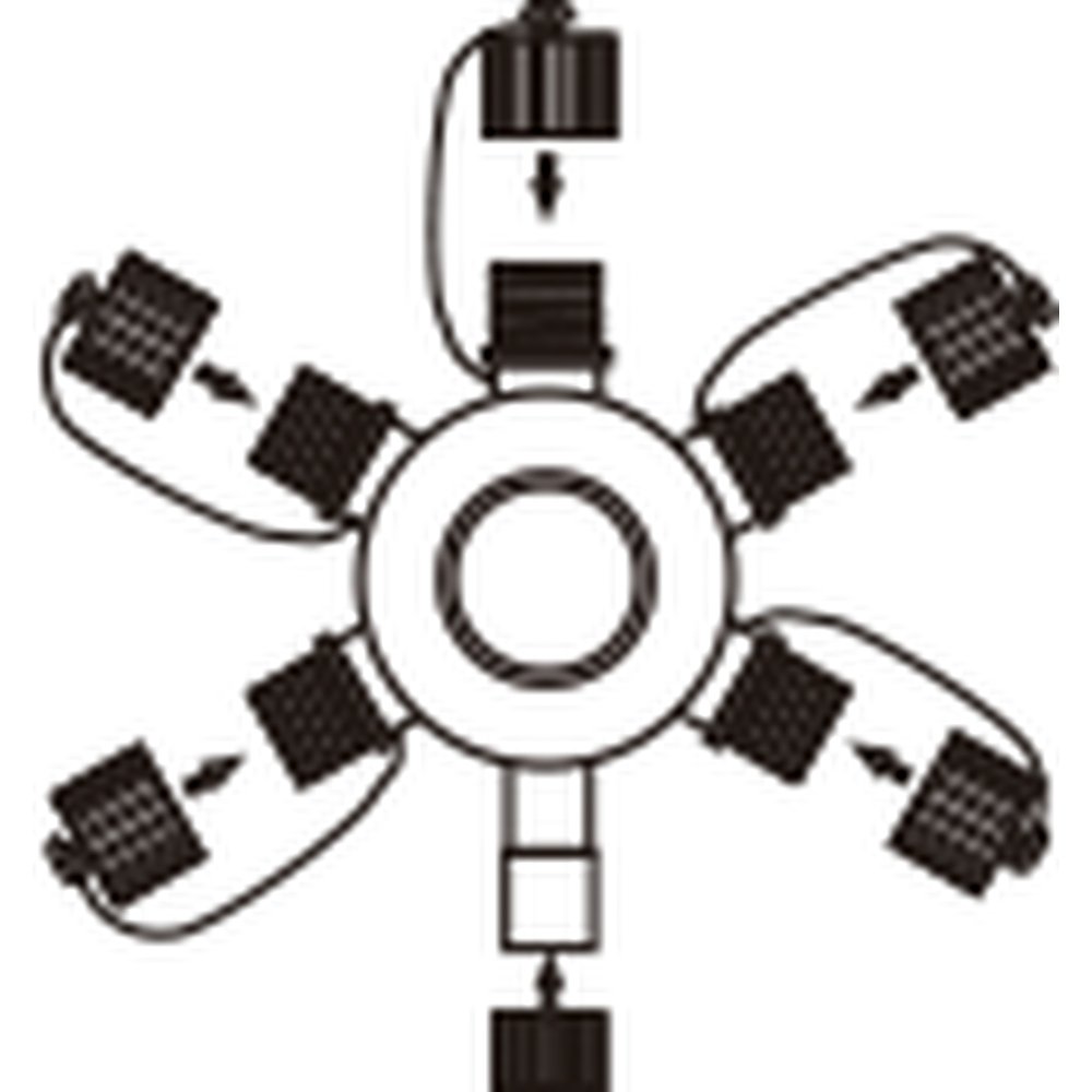 Verteiler rund x5 IP67