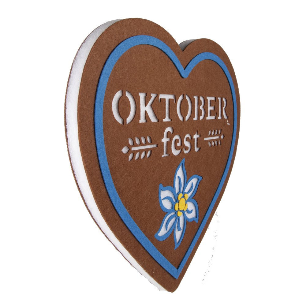 Bayern Bierfest Herz mit Spruch