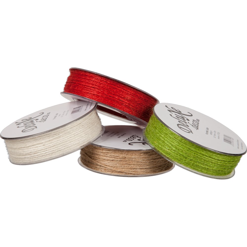 Kordel Jute creme, Ø 1,5 mm x 50 m