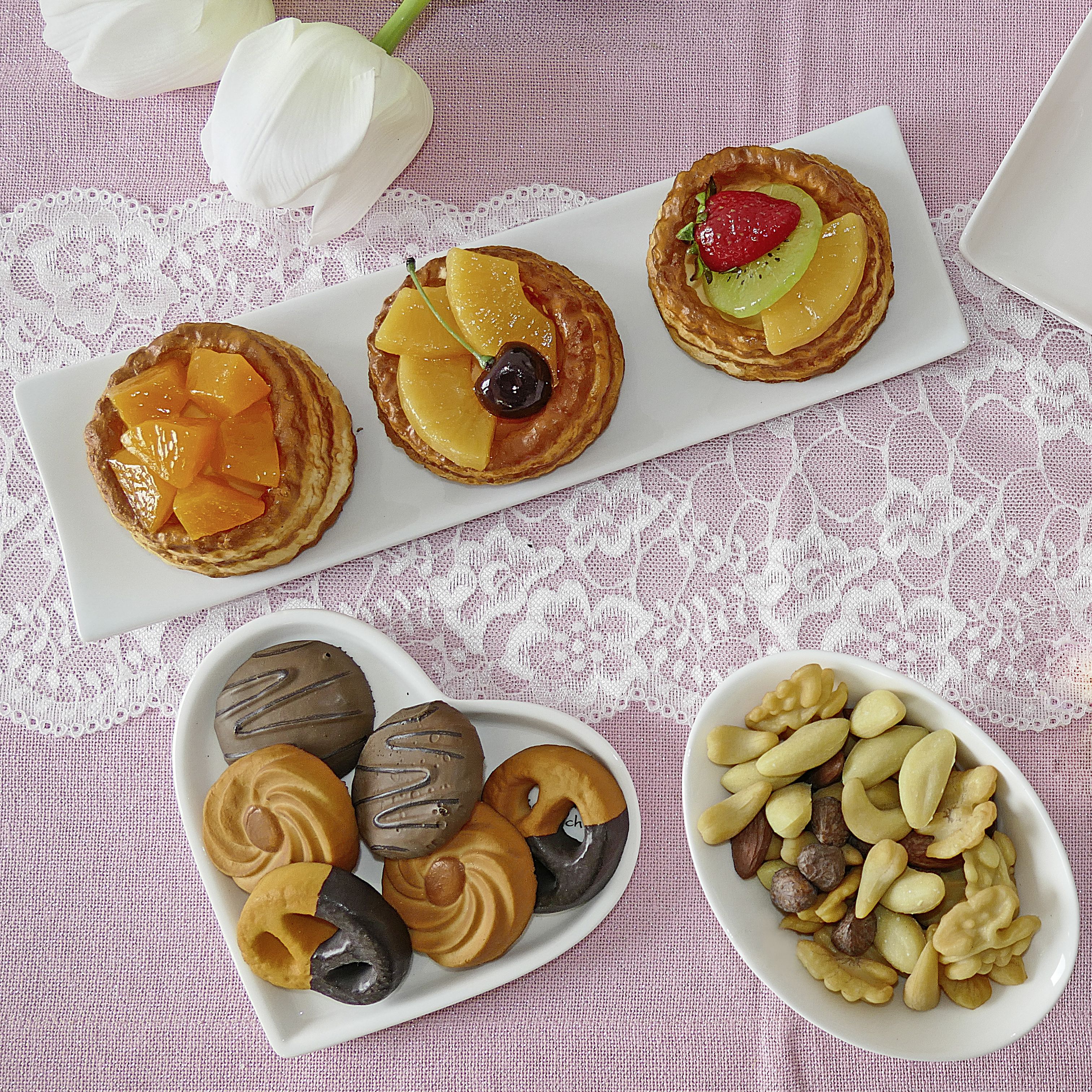 Törtchen mit Früchten 3 Stück, Ø 8 cm