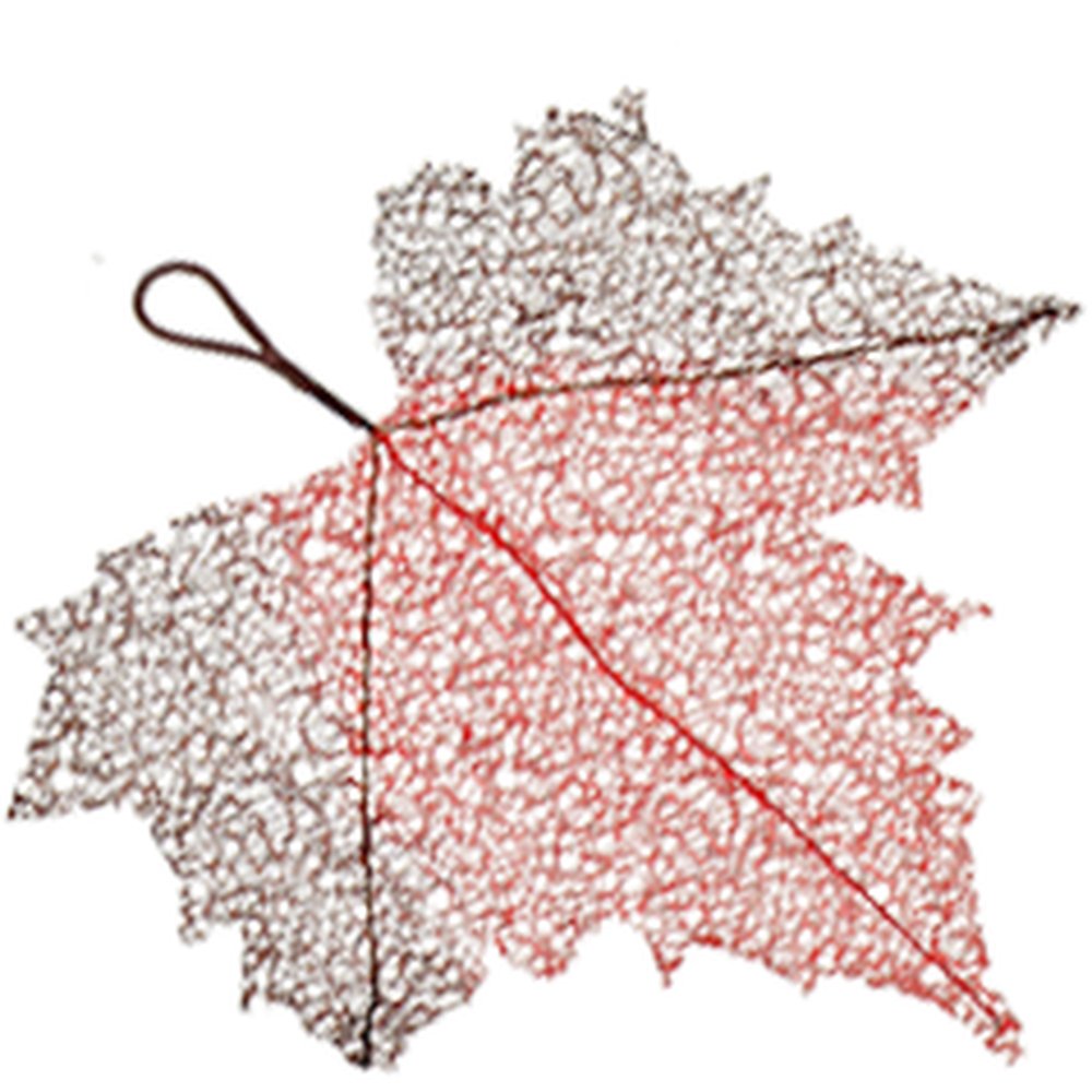 Ahornblatt Filgran zum Hängen rot-braun, 24 cm