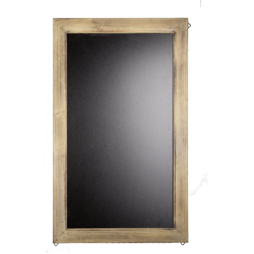 Kreidetafel + Holzrahmen groß natur/schwarz