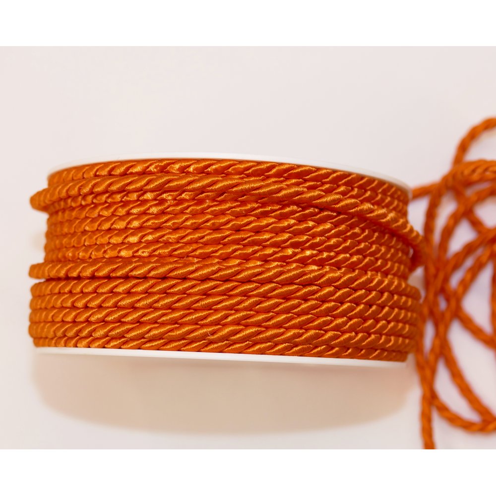 Kordel orange, Ø 4 mm x 25 m