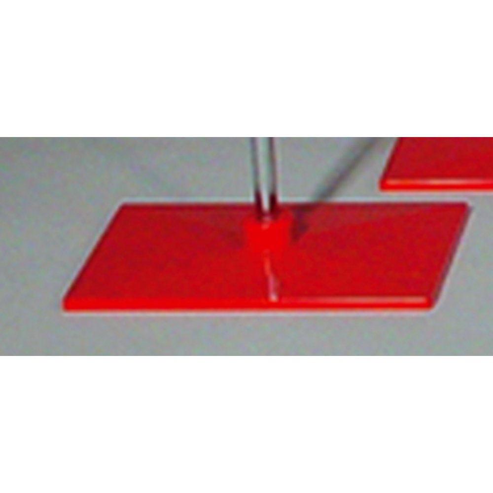 Bodenplatte für Plakatständer rot
