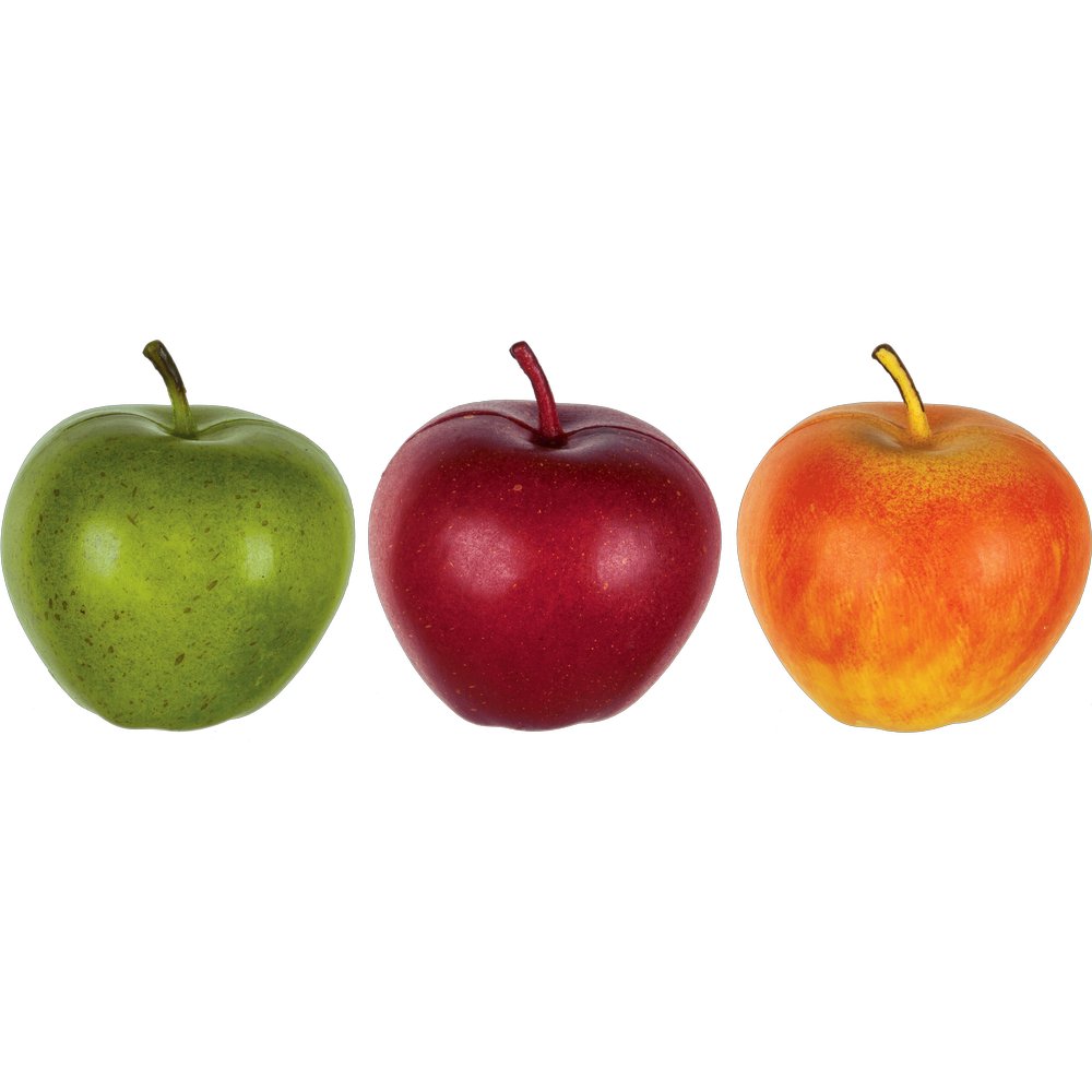 Apfel Kunststoff grün, Ø 6,5 cm