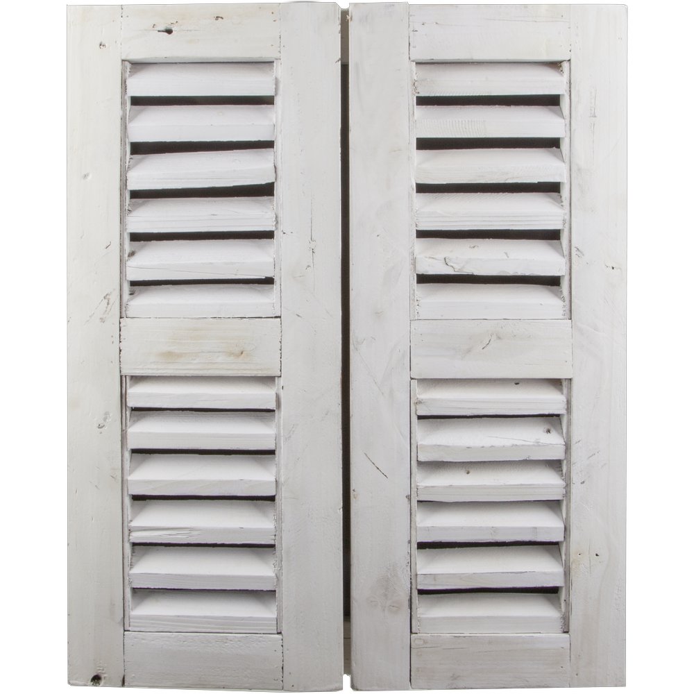 Holzfenster mit Kreidetafel weiß, 70 cm