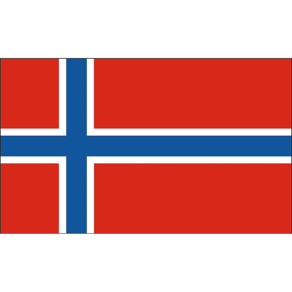 Flagge aus Stoff Norwegen, 90 x 150 cm