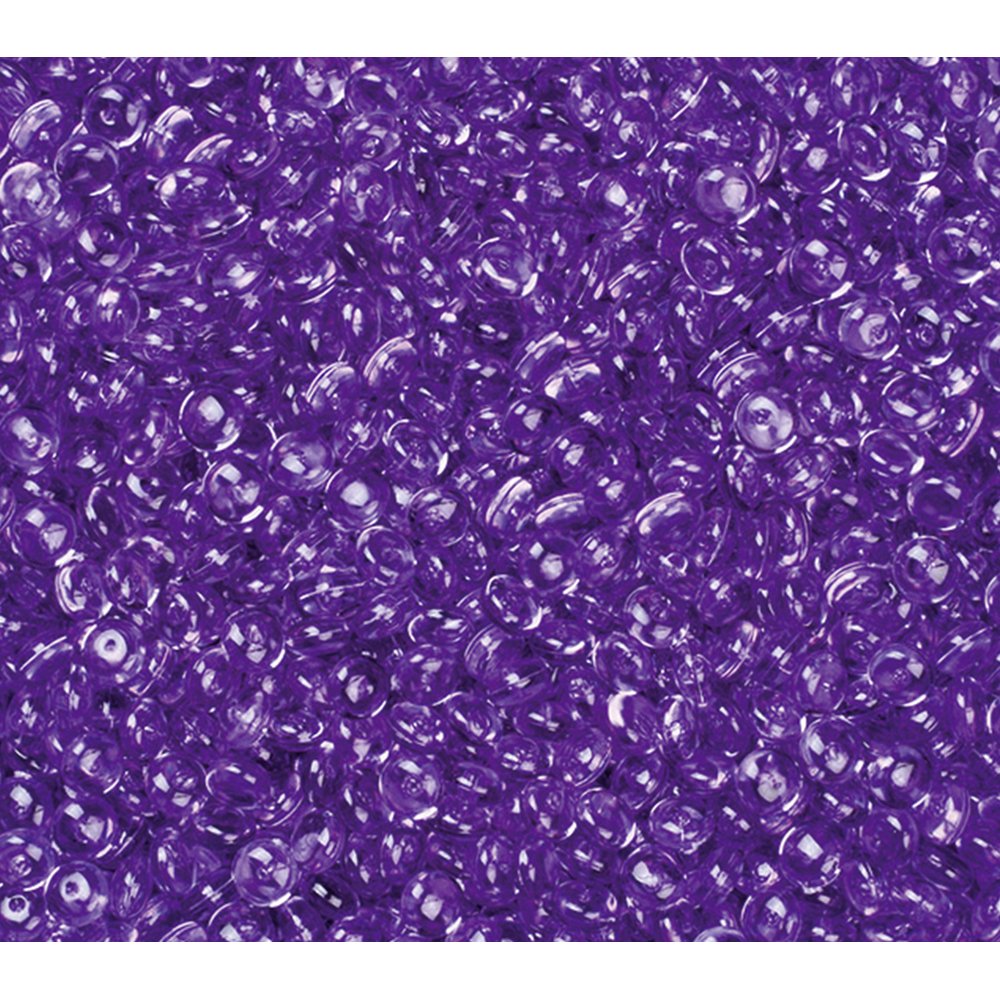 Crystalpearls in 200 ml Dose lila, Ø 4-6 mm