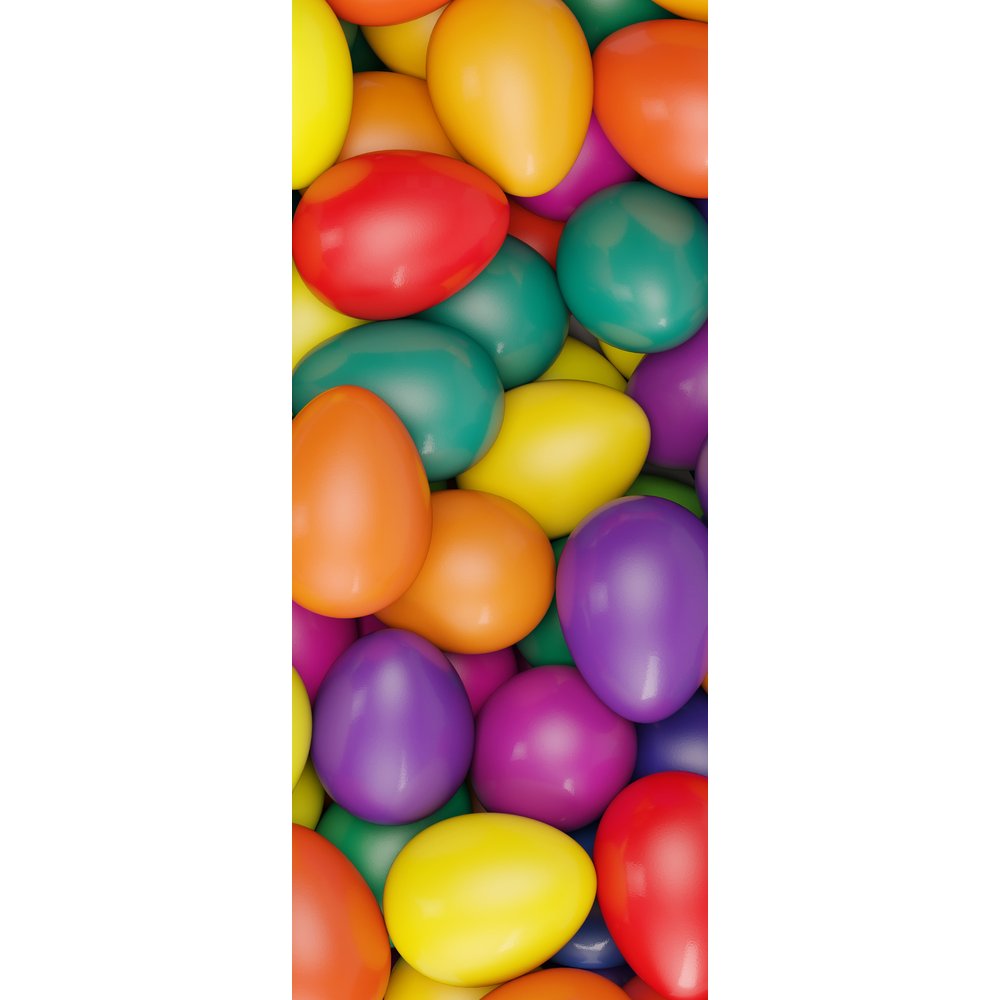 Banner Ostereier Kunterbunt bunt,75 x 180 cm