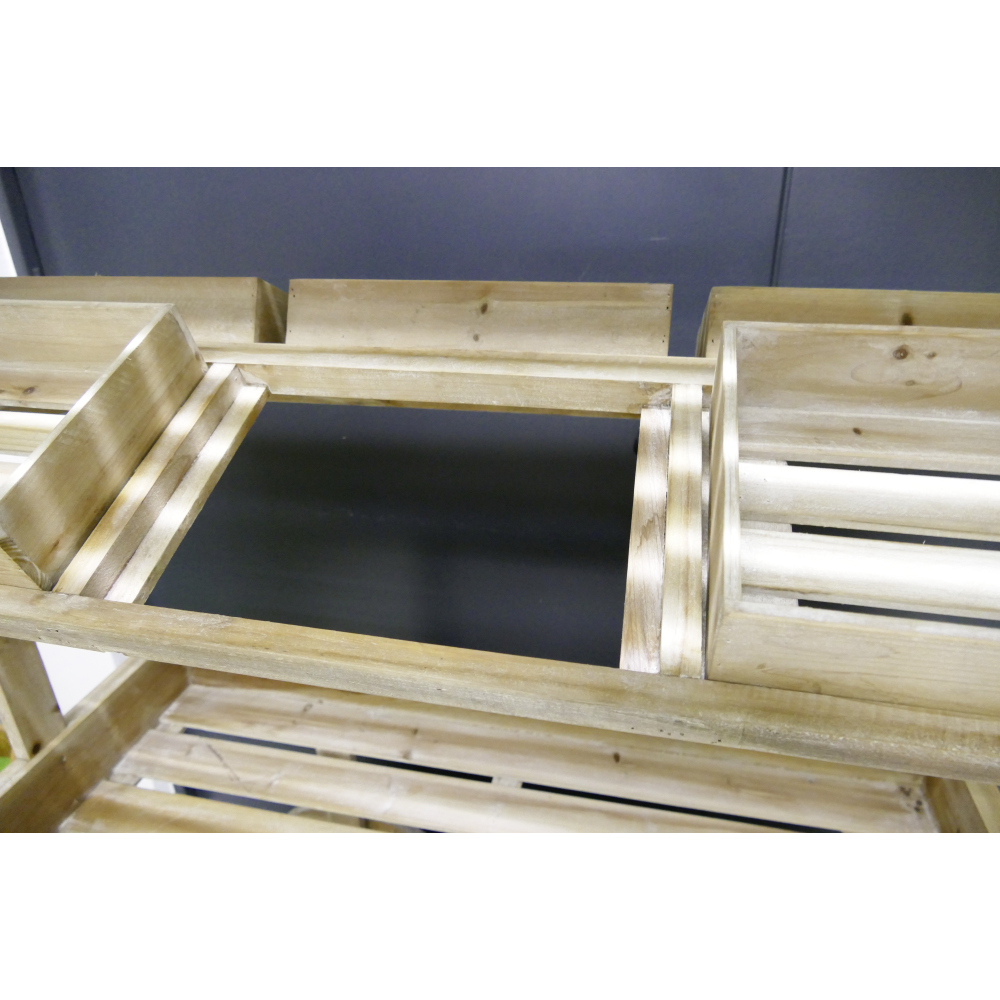 Marktwagen Classic Holzkisten natur washed