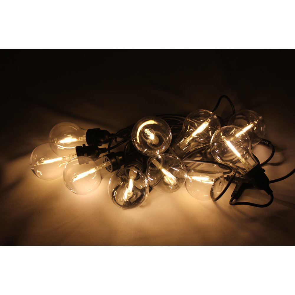 Party Set 30 Meter, besteht aus 6 X 5 Meter Filament LED-Kette inklusive Netzteil