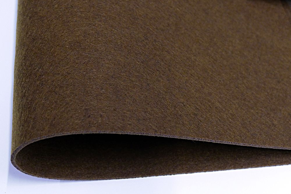 Filzplatte braun, 3 mm, 75 x 50 cm