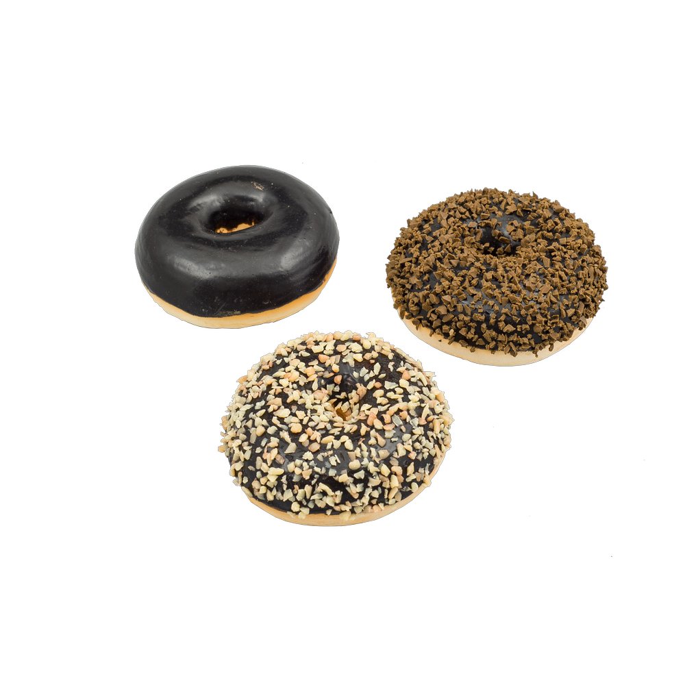 Donuts-Mix Schoko-Streusel 3 Stück, Ø 8,5 cm