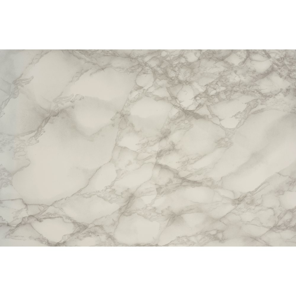 Lackfolie Marmor grau-weiß, 135 cm breit