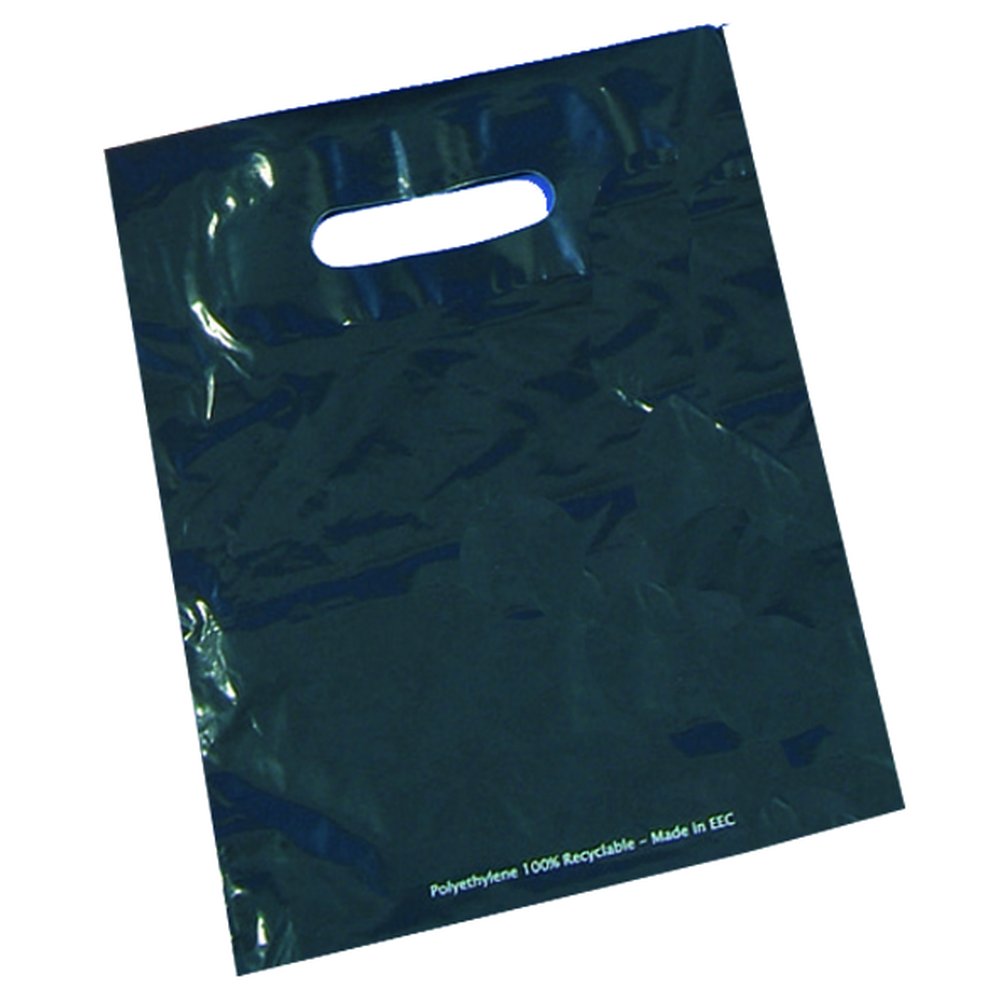 Folientasche Jumbo, 200 Stück schwarz, 25 x 32 cm