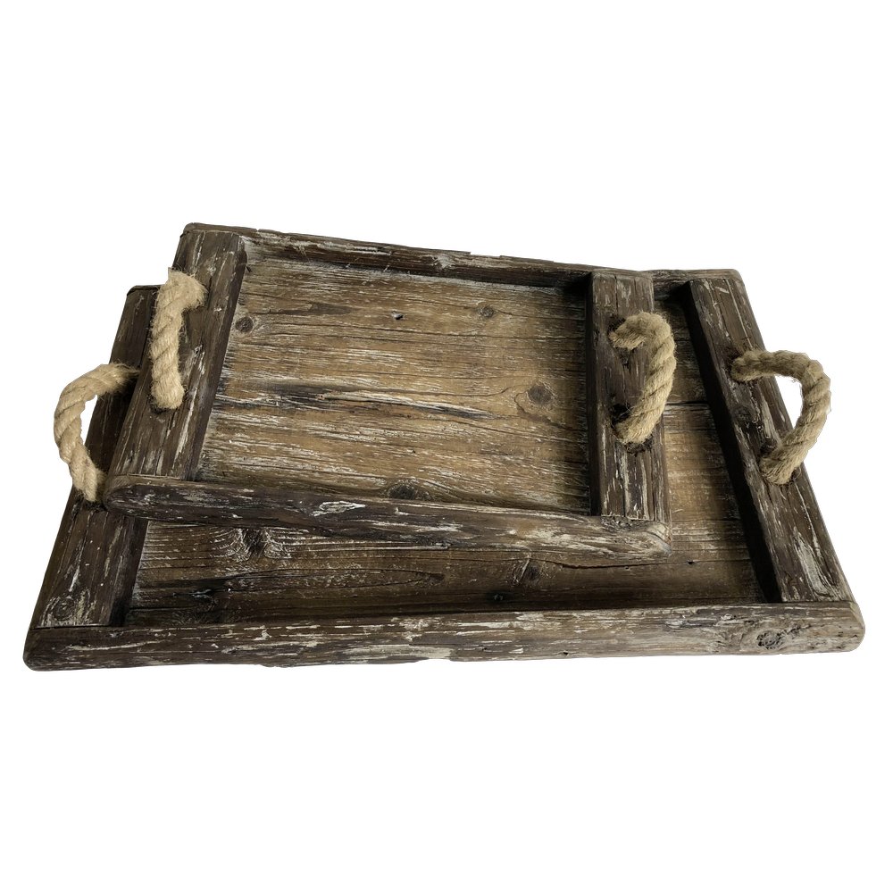 Holztablett Antik-Art/Vintage, 71 x 43,5 cm