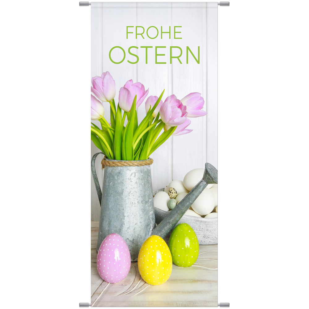 Banner Frohe Ostern, 75 x 180 cm