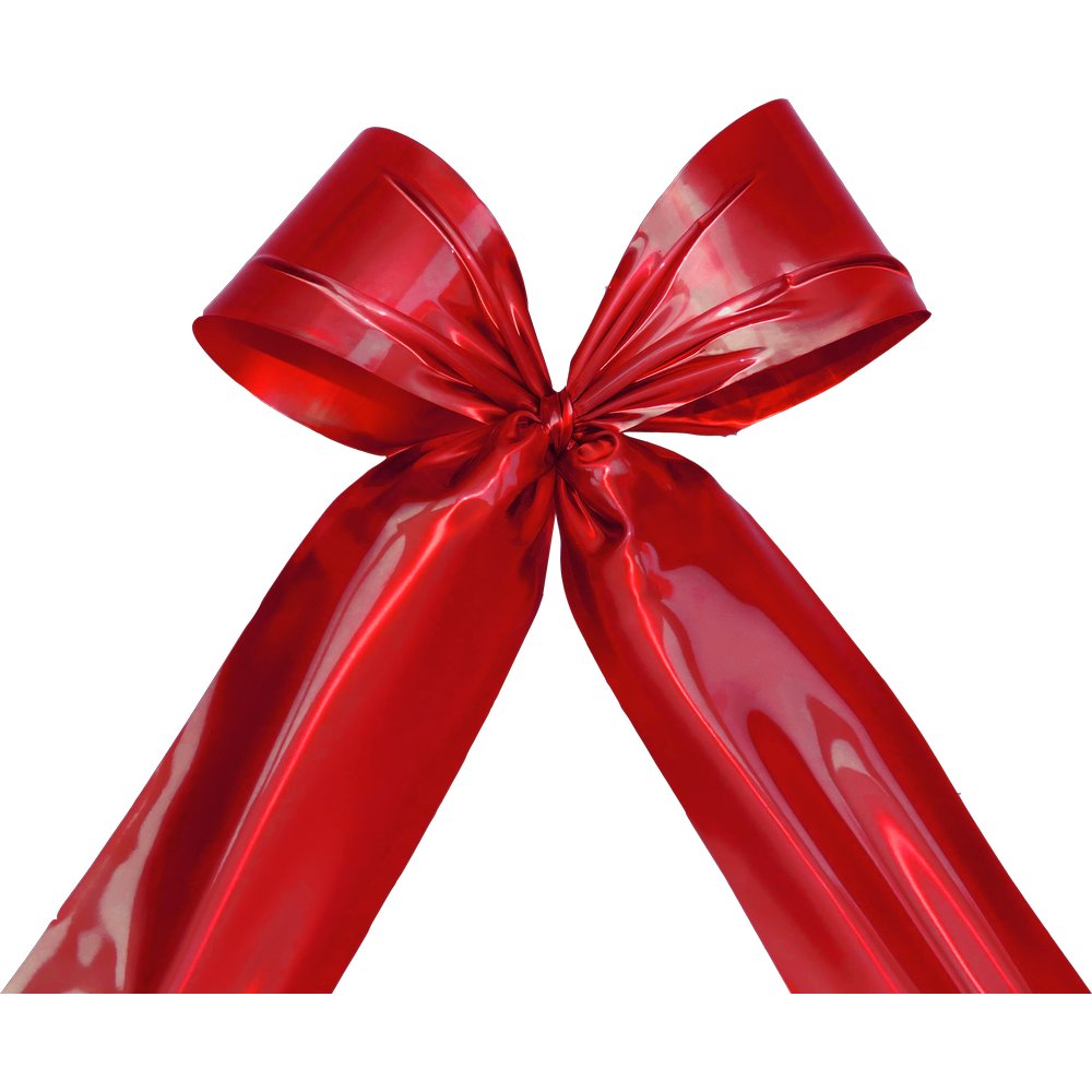 Schleife Gigant rot lack, B40 x H35 cm