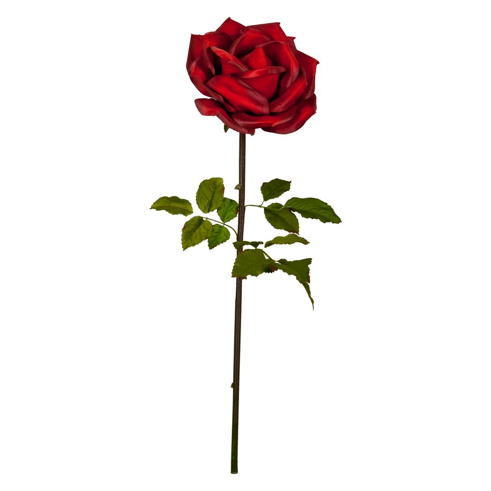 Rose XL Blume rot, 95 cm, Ø 30 cm