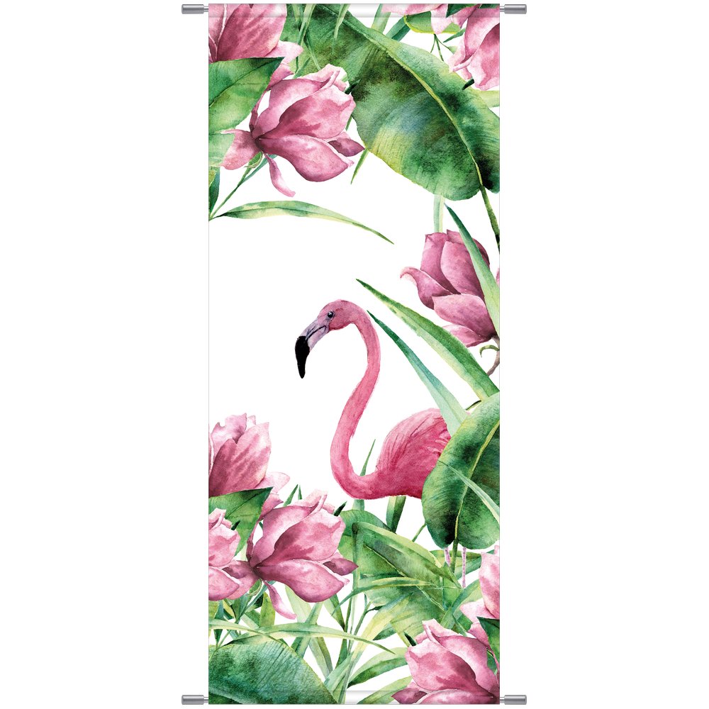 Banner Pink Flamingo, 75 x 180 cm