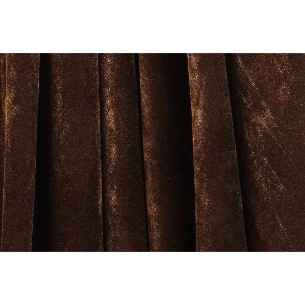 Samt Stoff Chopin braun, 150 cm breit