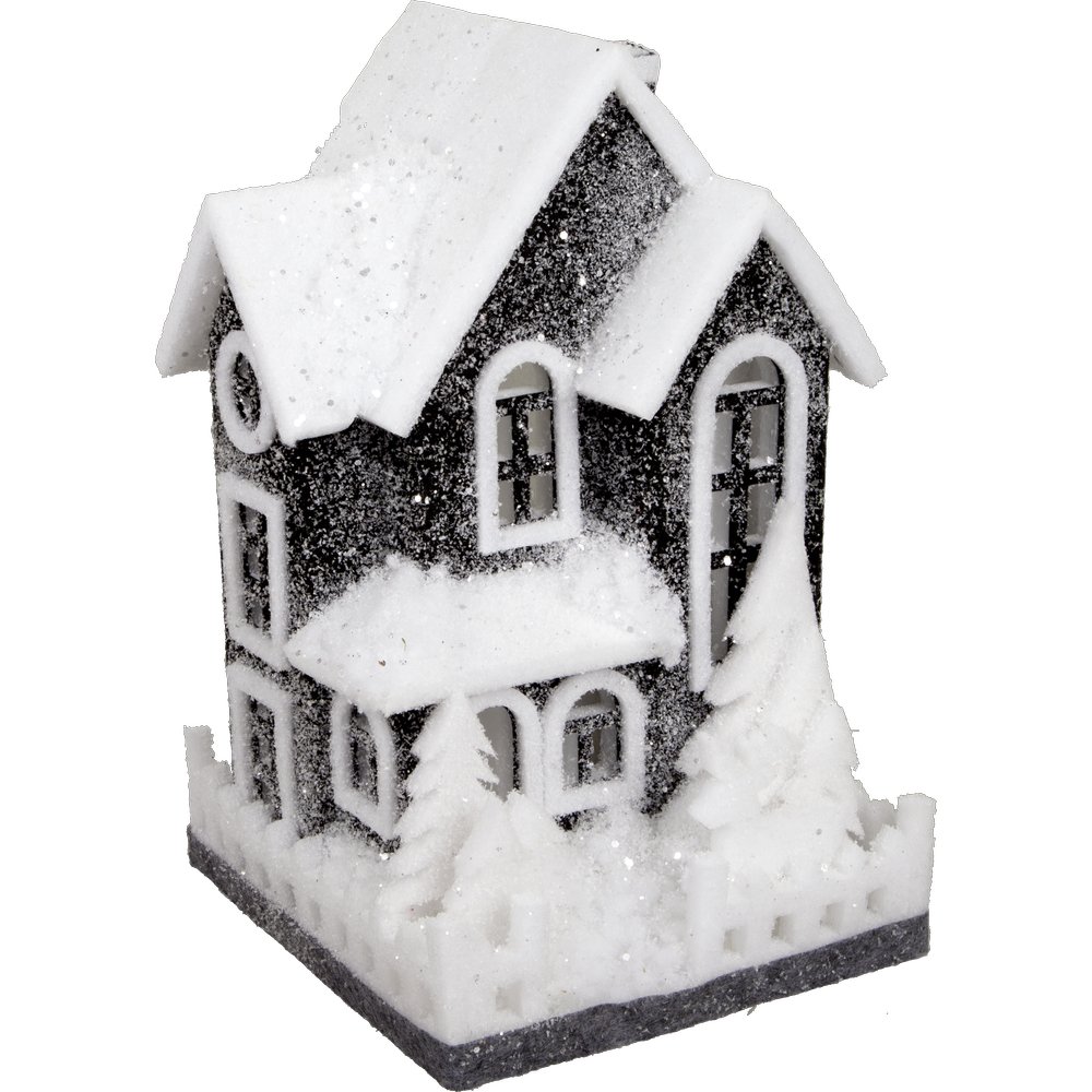 Haus Winterland mit Licht 42cm