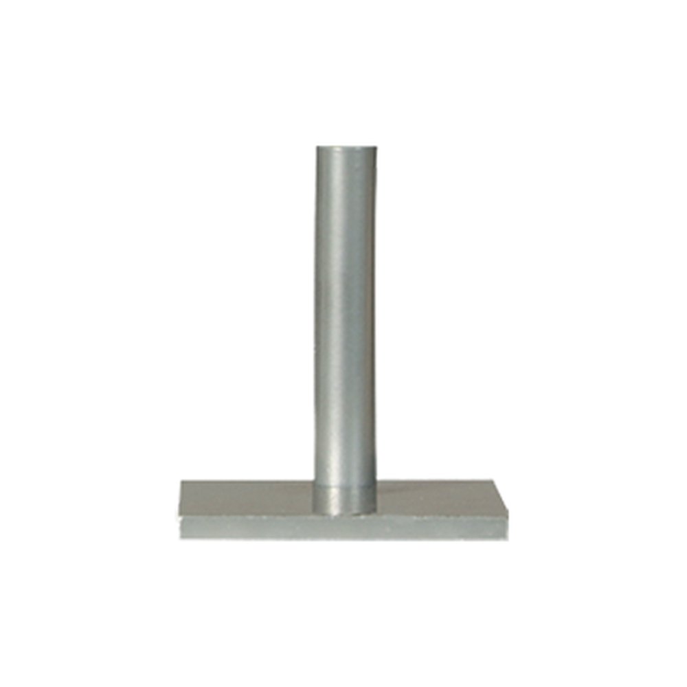 Metallständer mit Stellschraube für Blumen silber, 12 cm, Ø 2 cm