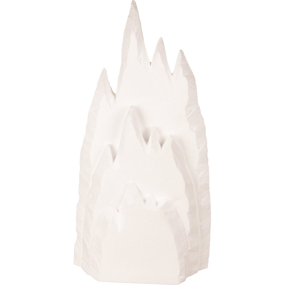 Eisberg Antarktis + Glitter weiß,42 x 15,5 x H80 cm