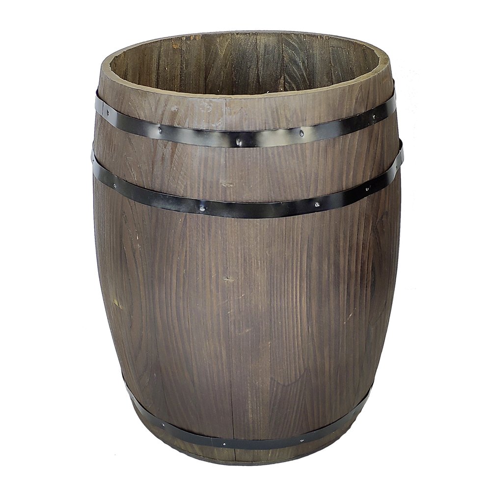 Holzfass Antik mittel, 40 x Ø 30 cm