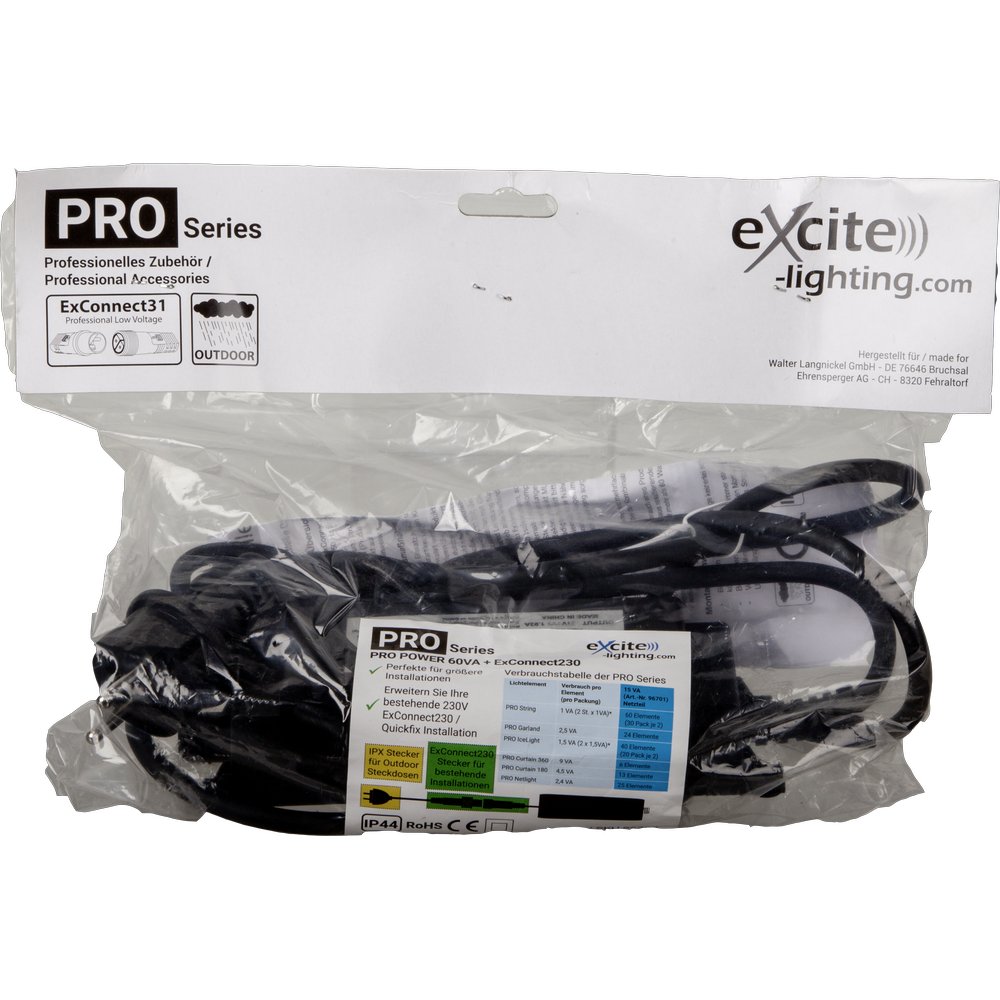 PRO Netzteil 60VA 31V + Schuko oder ExConnect230