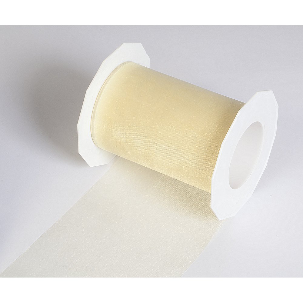 Chiffonband deluxe creme, 112 mm x 25 m