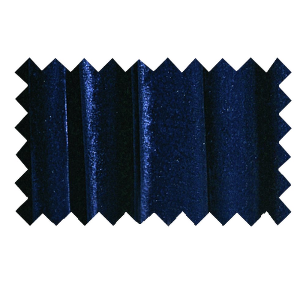 Samt Stoff Chopin blau, 150 cm breit