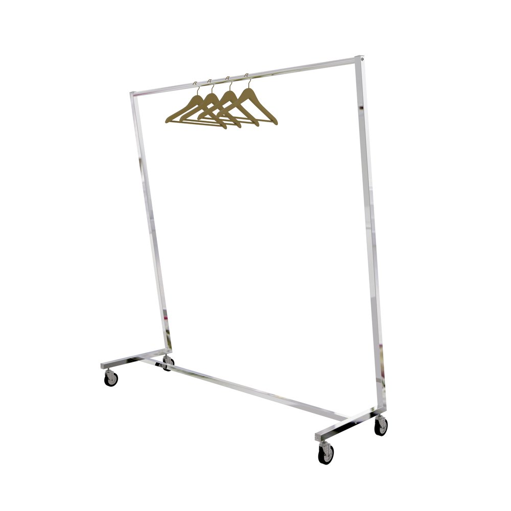 Konfektionstständer Quadro schwarz matt, 156 x 50 x H 165 cm