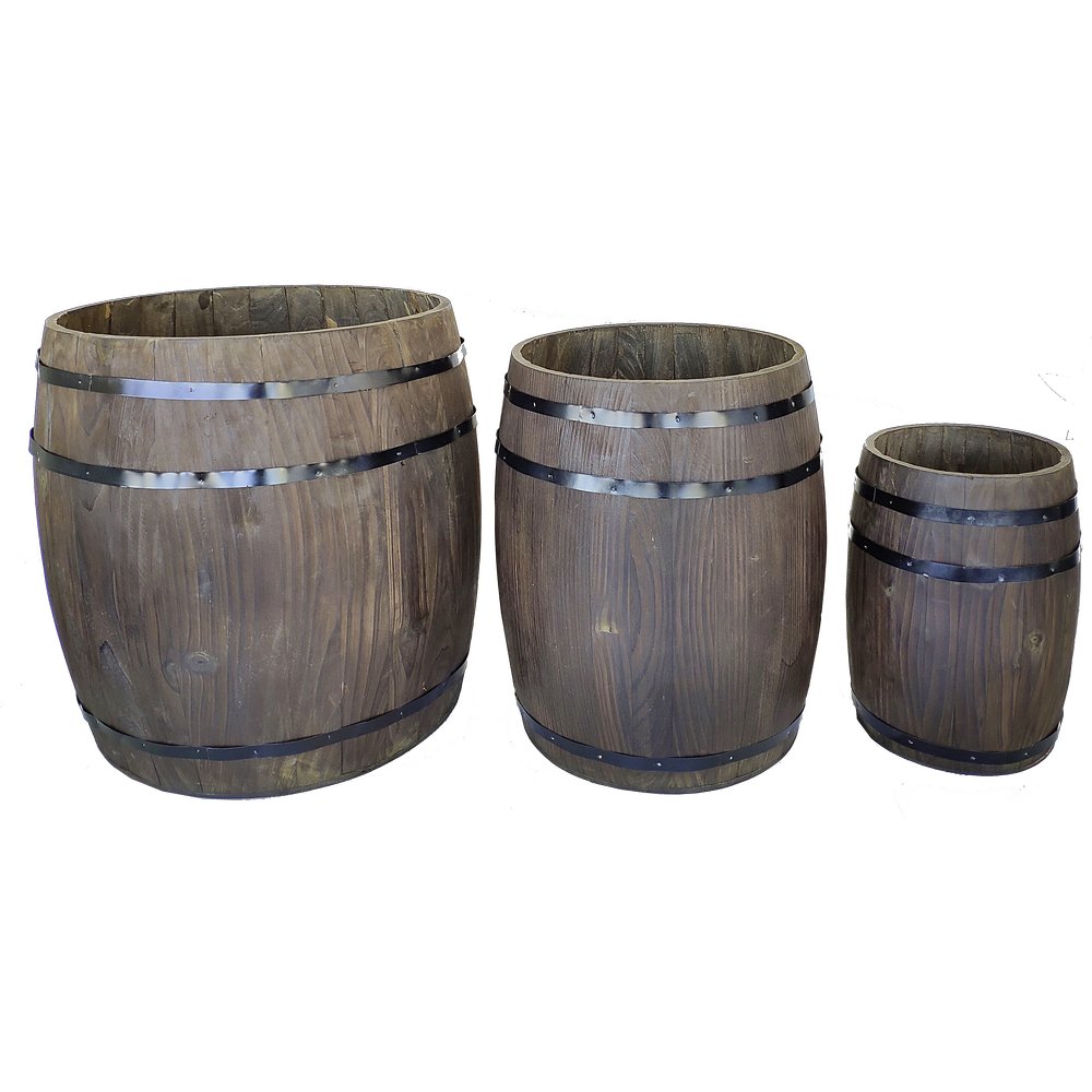 Set Holzfass Antik
