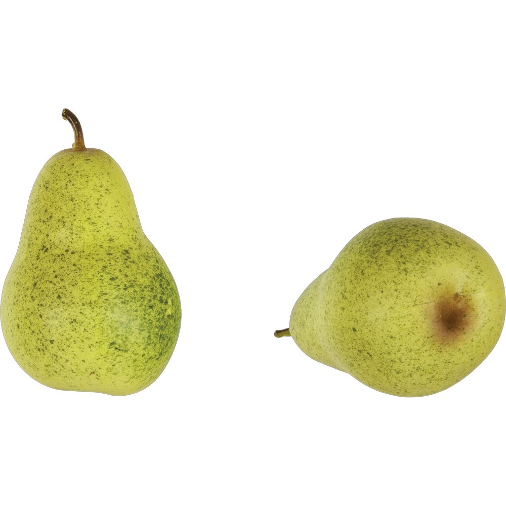 Birne Kunststoff grün, 6,5 x 9,5 cm
