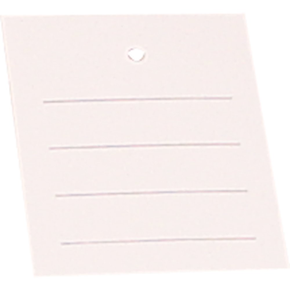 Etikettenanhänger Linie 35 x 45 mm weiß 1000 Stück