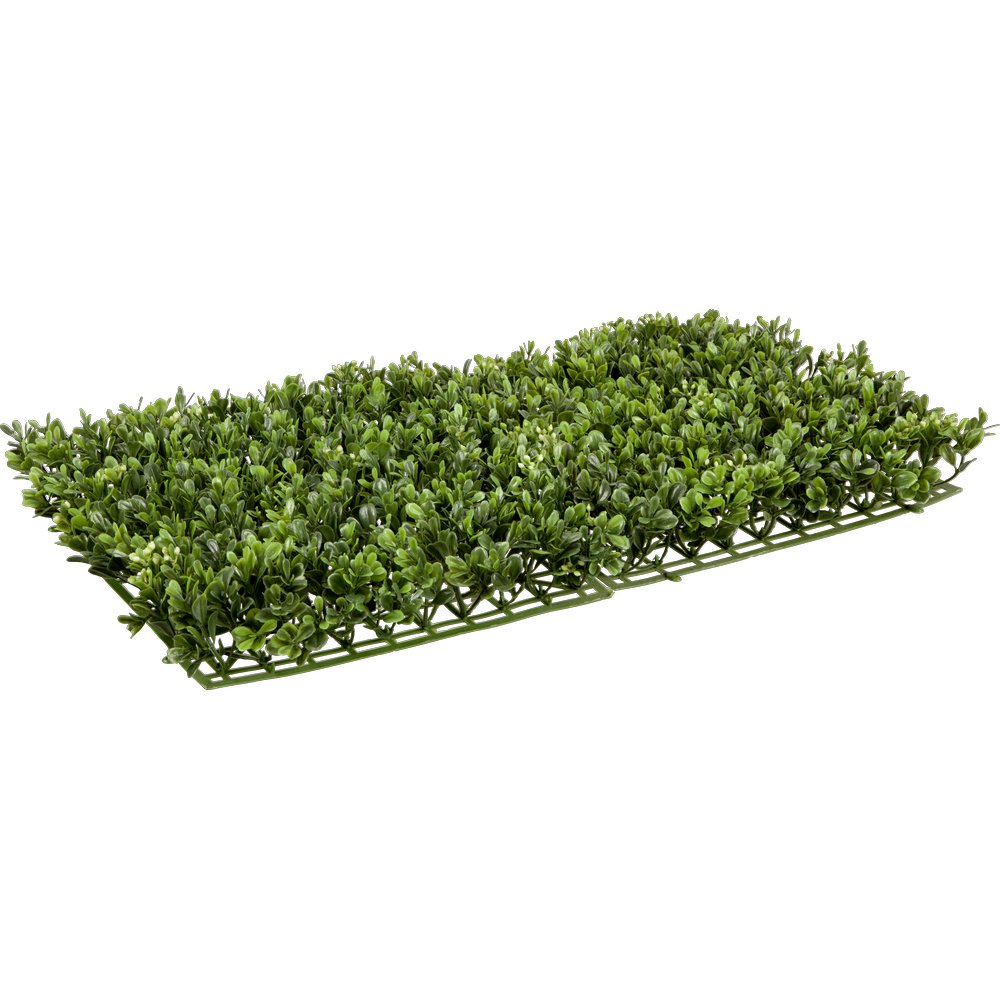 Buchsplatte grün, 28 x 28 cm