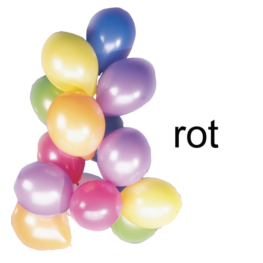 Luftballons 100 Stück rot 90-100 cm Umfang