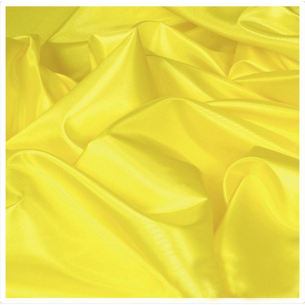 Polyester-Taft FR Stoff gelb, 150 cm breit, schwer entflammbar